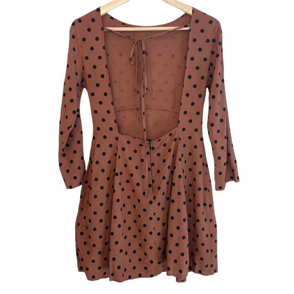 Christy Dawn Polka Dot Fox Dress 100% Viscose - Picture 7 of 9